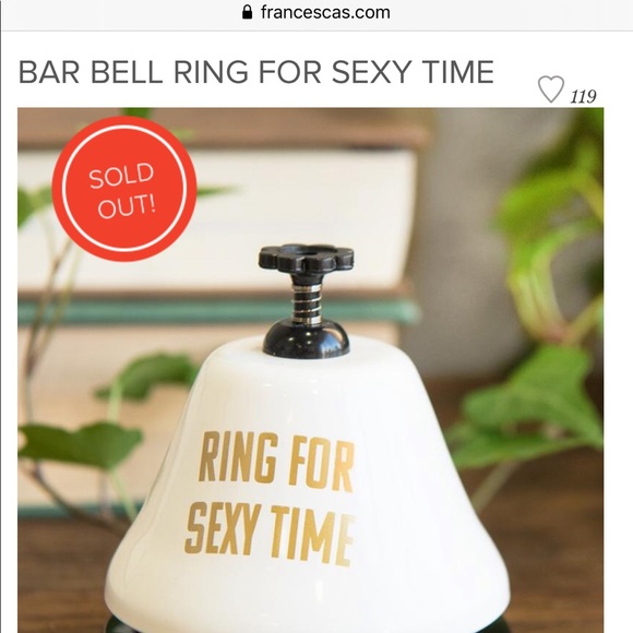 Francesca S Collections Accents Francescas Bar Bell Ring For Sexy Time Poshmark